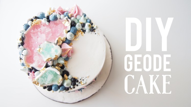 DIY Pink Geode Cake | Most Satisfying Cake Decorating Video | Greggy Soriano