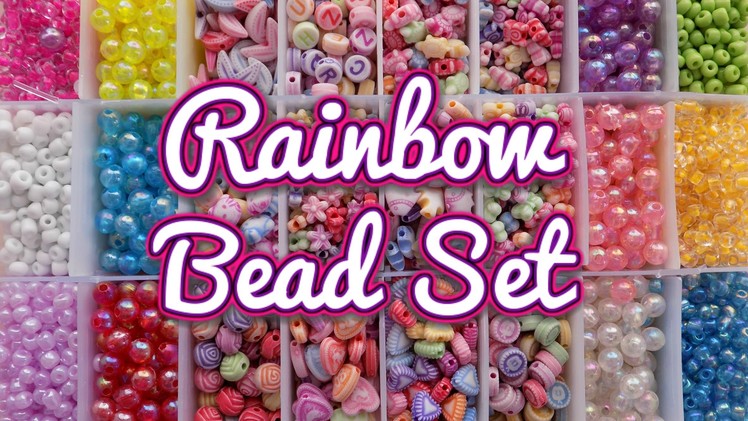 DIY Rainbow Beads Set Creations