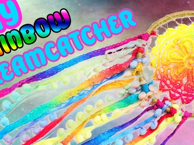 DIY Rainbow Dreamcatcher