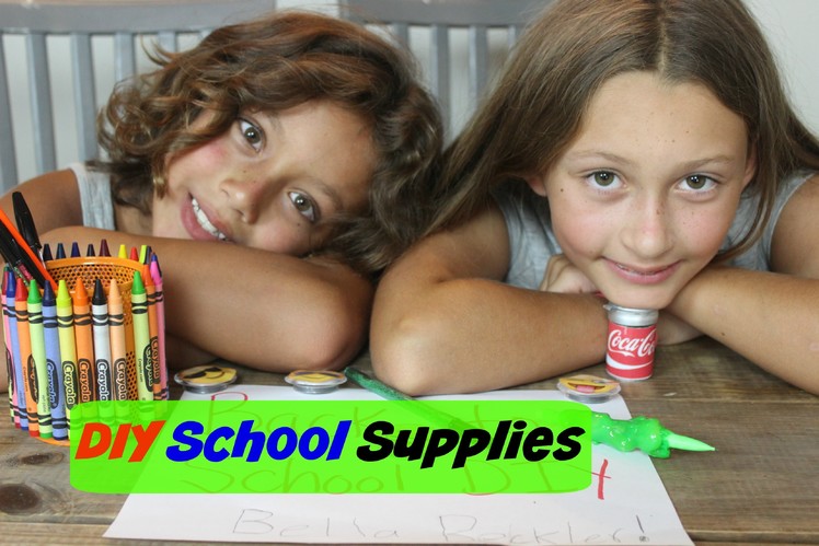 DIY SCHOOL SUPPLIES | Coke Sharpener, Emoji Magnet, Slime Pen, Glitter Pen