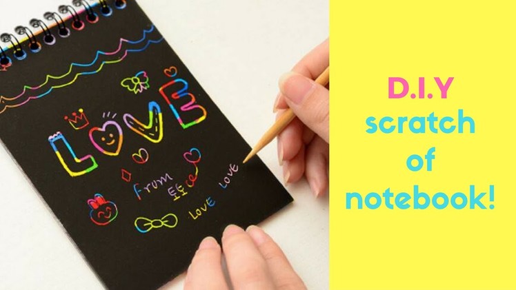 DIY Scratch-Off Notebook