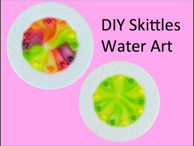 DIY Skittles Water Art