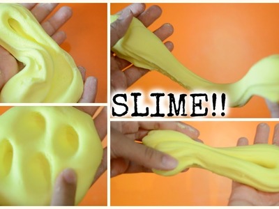DIY slime using 2 INGREDIENTS ONLY!?