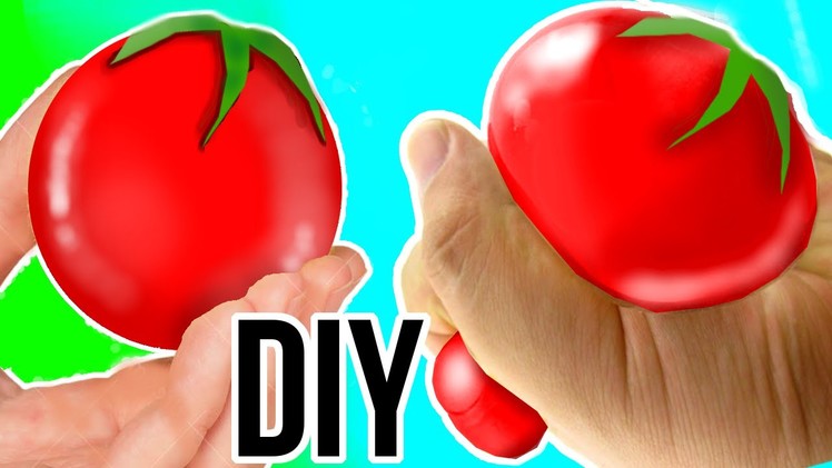 DIY  Squishy Tomato Stress Ball! Incredibly Stretchy!