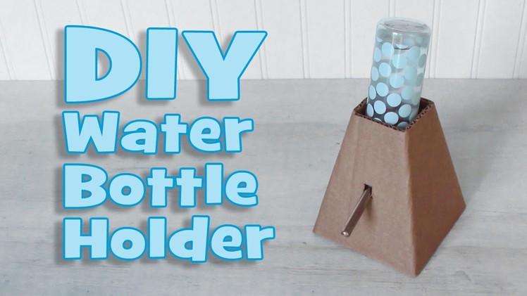 DIY Standing Water Bottle Holder by Hammy Time