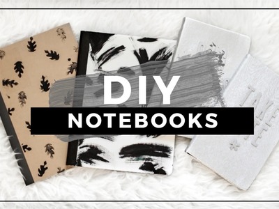 DIY Tumblr Notebooks for Back to School! Easy DIY School Supplies!