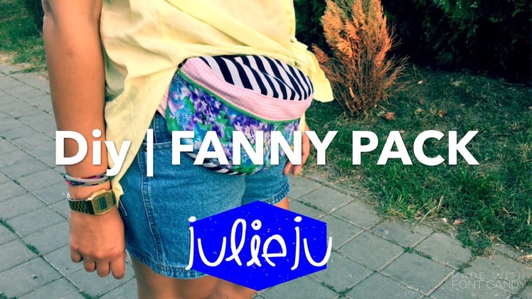 DIY Tutorial | Fanny Pack | Bum Bag | Waist Purse | Fashion Festival Look