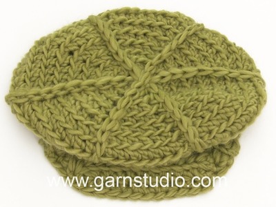 DROPS Crocheting Tutorial: How to work a cap