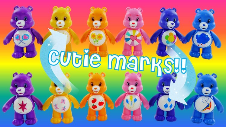 Easy DIY Customize Care Bears Belly Badges into My Little Pony Cutie Marks