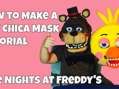 Five Nights at Freddy's: How to Make 'Toy Chica Mask' DIY Tutorial