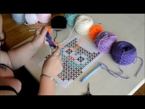 Graphgan c2c part 1 -Crochet- Tutorial - English