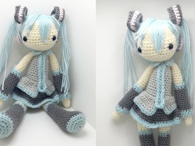 Hatsune Miku Amigurumi Crochet Tutorial Part 1