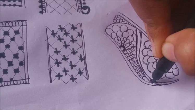 Heena basics | #9 DIY Henna Design | Henna.Mehndi Tutorial | Learn basic border embellishment
