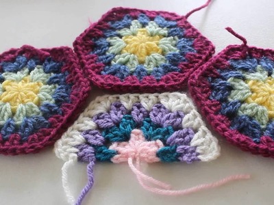 How To Crochet A Half Hexagon