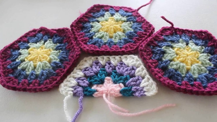 How To Crochet A Half Hexagon