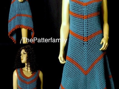 How to Crochet a Maxi Dress Pattern #6│by ThePatterfamily