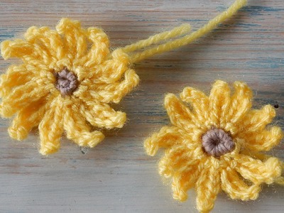 How to Crochet a Mini SunFlower