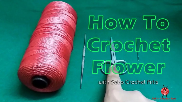 How to Crochet Flower - crochet for beginners