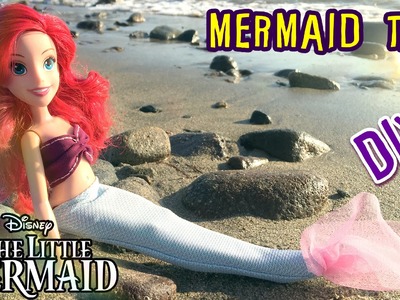 How to DIY Mermaid Tail For Disney Princess Doll Ariel - Mermaid Costume Tutorial