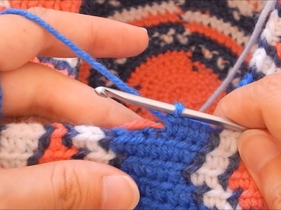 How to Do a Modified Single Crochet Stitch - Tapestry Crochet