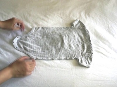How to Fold Baby Onesies