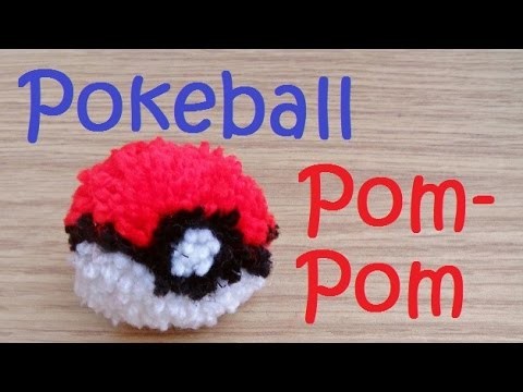 How To Make A Pokeball Pom-Pom