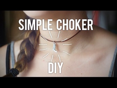 How to Make a Simple Choker : DIY