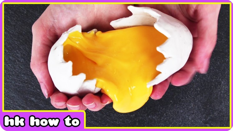 How to Make a Slime Clay Egg - It Looks Real (Amazing DIY Projects) HooplaKidz How To