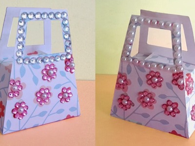 How to Make DIY Small Paper Gift Bag | Handmade Decorative DIY Paper Purse