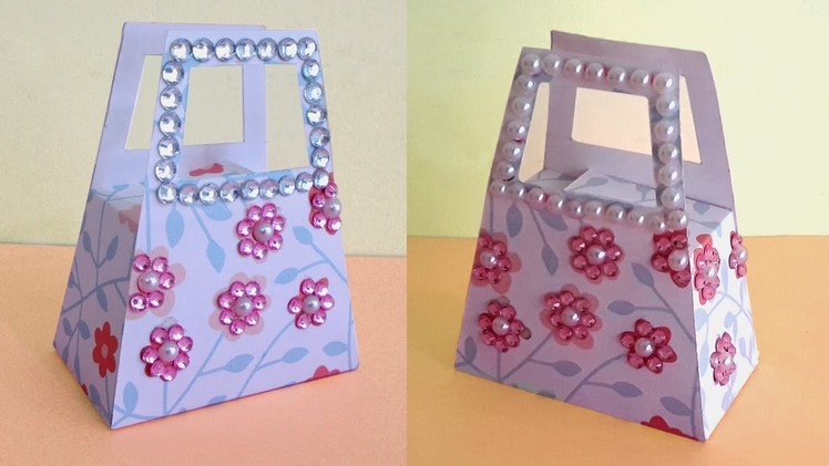 How to Make DIY Small Paper Gift Bag | Handmade Decorative DIY Paper Purse