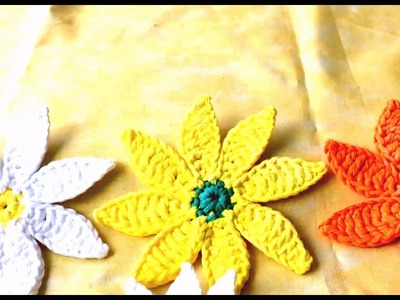 How To Make Flower in Crochet Tutorial | Easy Crochet Flower | Crochet In Flower