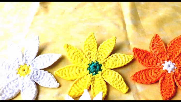 How To Make Flower in Crochet Tutorial | Easy Crochet Flower | Crochet In Flower