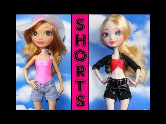 How to make Shorts for Dolls Tutorial DIY