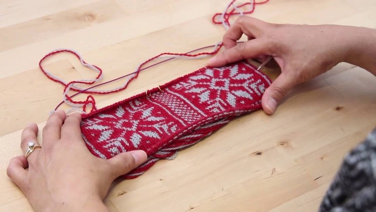 How to Swatch in the Round for Fair Isle Knitting