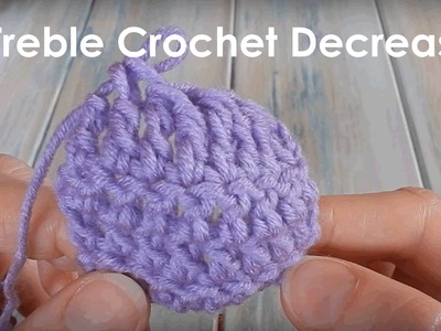 How to Treble Crochet Together - Crochet Lesson 10