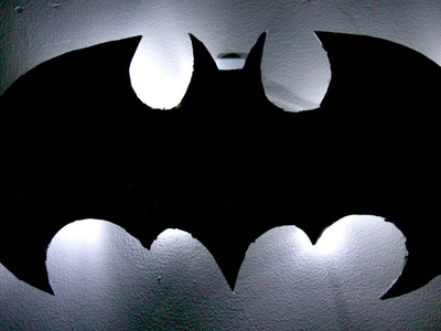 Inexpensive Batman Logo Light D.I.Y Pinterest Inspired