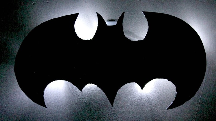 Inexpensive Batman Logo Light D.I.Y Pinterest Inspired