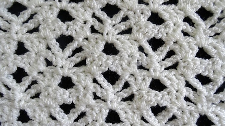 Lacy Trees Stitch - Crochet Tutorial