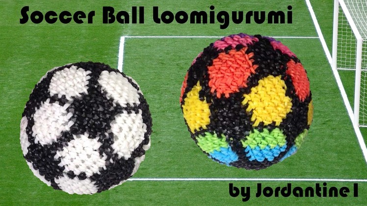 New Soccer Ball Loomigurumi Amigurumi Rainbow Loom Band Crochet Hook Only Futbol Football