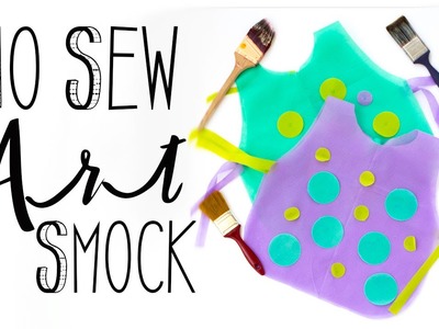 No Sew Art Smock DIY