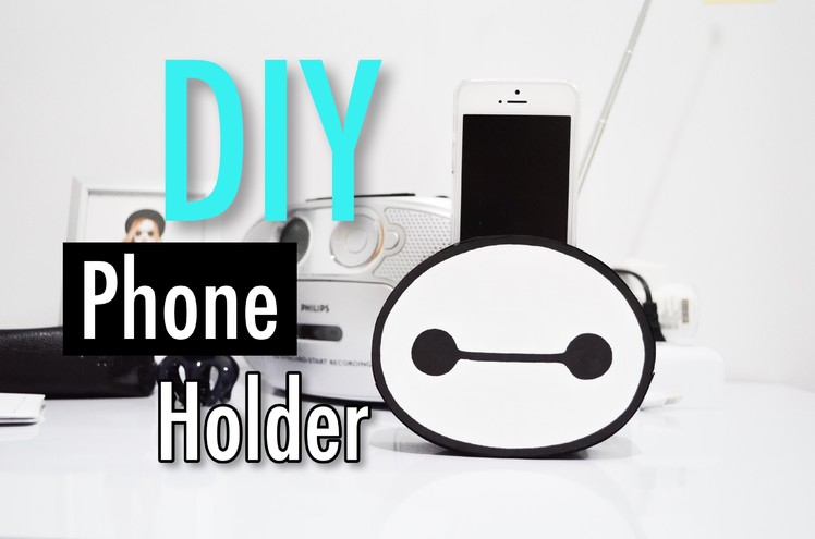 P. A #DIY - BAYMAX PHONE CHARGER.HOLDER