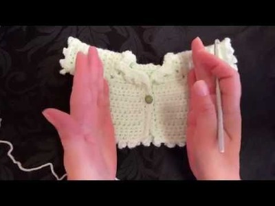 Part 1 Crochet along My Easy Newborn Cardigan Square Shoulders. 08.08.2016 catch up chatter