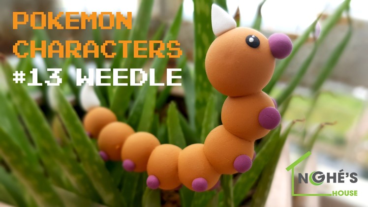 Pokemon characters | #13 | Weedle pokemon | MeNghe Homemade | How to make