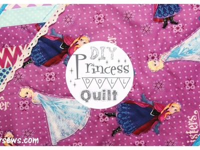 Princess Mini Quilt - DIY Disney - Whitney Sews