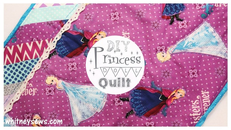 Princess Mini Quilt - DIY Disney - Whitney Sews