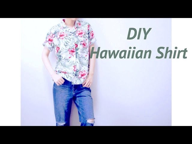 Sewing + DIY Hawaiian Shirt. Aloha Shirt