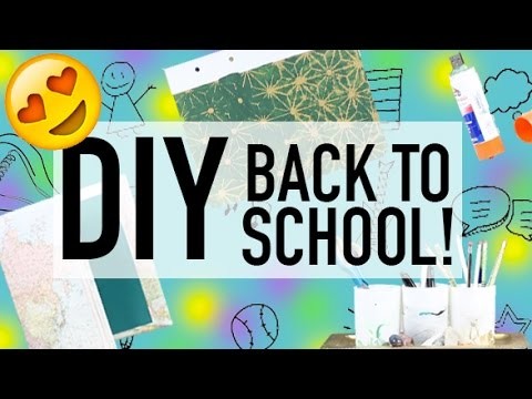 TOP 6 DIY BACK TO SCHOOL SUPPLIES YOU NEED TO TRY! 2016!