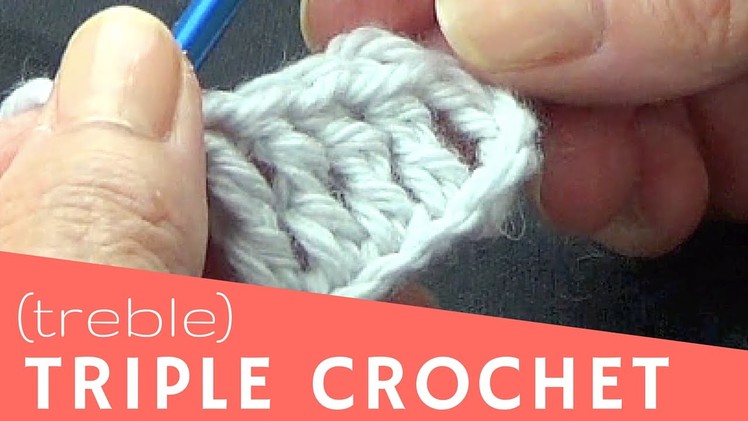 Treble or Tripple Crochet  Basic Crochet Stitches