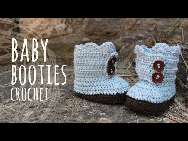 Tutorial Baby Crochet Booties