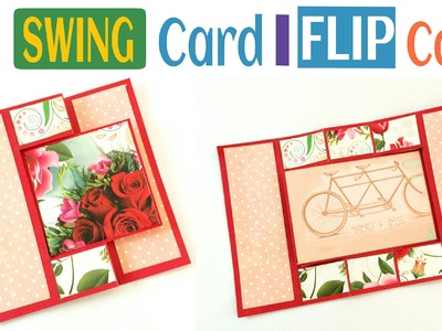 Tutorial to make  "Swing Photo Card | Flip Card | Greeting Card" - DIY | Handmade